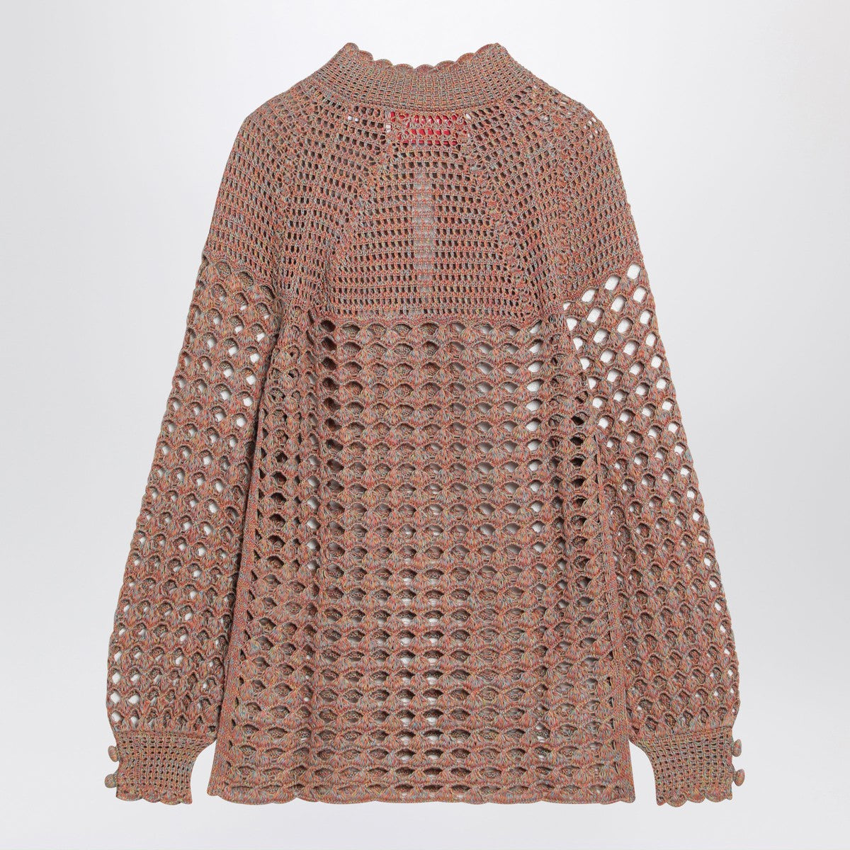 Valentino Openwork sweater in linen blend